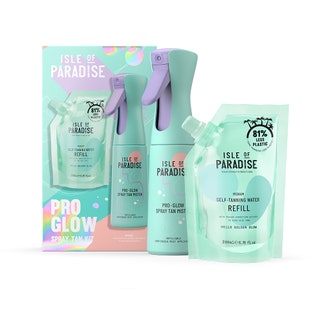Isle of Paradise Pro Glow Spray Tan Kit on white background